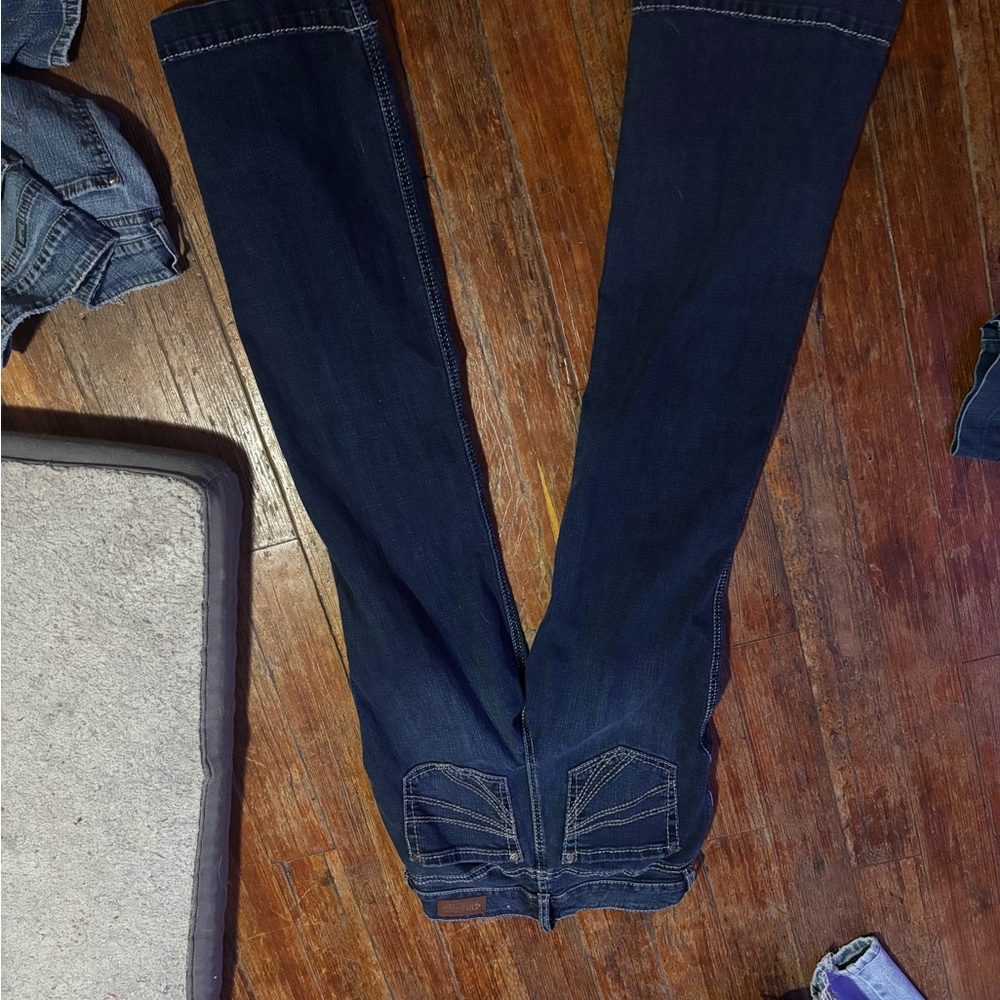 Shyanne Dark Blue Skinny Jeans